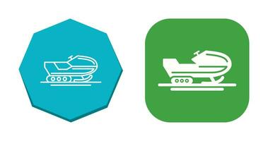 Snowmobile Vector Icon