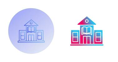 Library Building Vector Icon