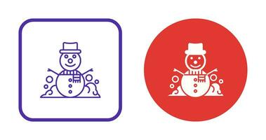 Snowman Vector Icon