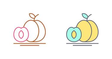 Apricot Vector Icon