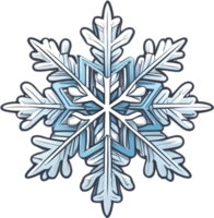 snowflake clip art png ai generative