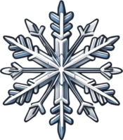 snowflake clip art png ai generative