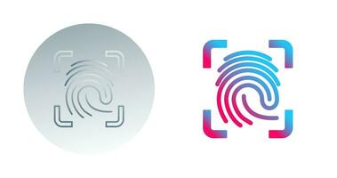 Finger Print Vector Icon