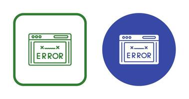 Error Code Vector Icon