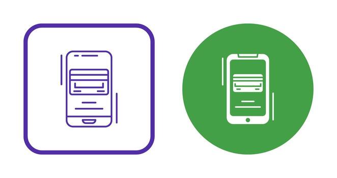 icono de vector de método de pago