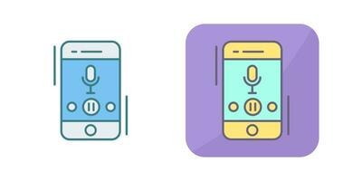 Voice Record Vector Icon