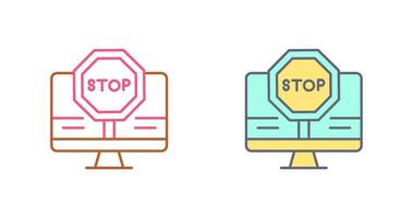 Stop Vector Icon