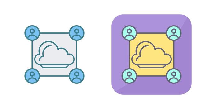 icono de vector de red