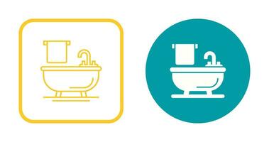 Bathtub Vector Icon