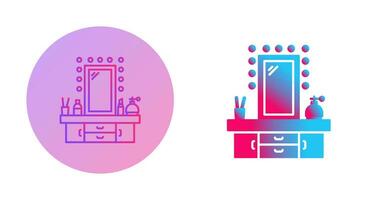 Dressing Table Vector Icon