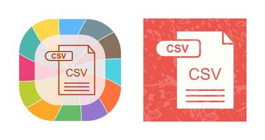CSV Vector Icon