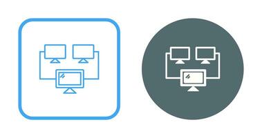 Connected Systems Vector Icon