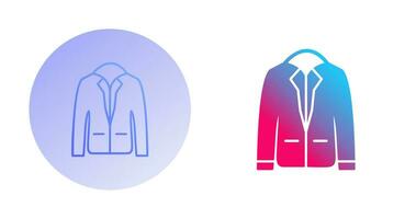 icono de vector de chaqueta elegante