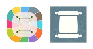 Scroll of Paper Vector Icon