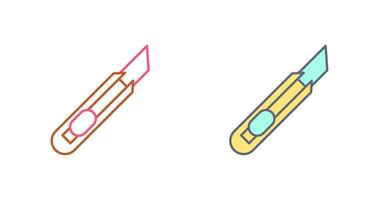 Stationery Knife Vector Icon