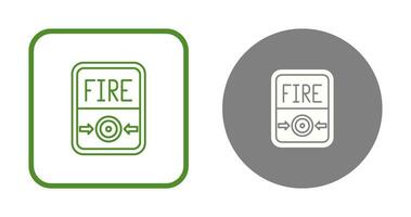 Fire Button Vector Icon