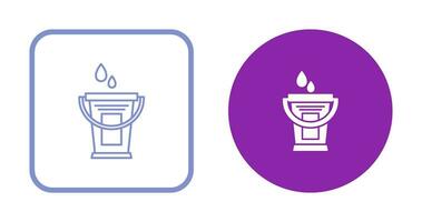 Water Bucket Vector Icon