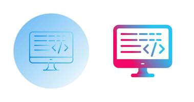Coding Vector Icon