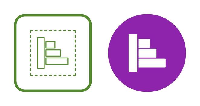 Object Alignment Vector Icon