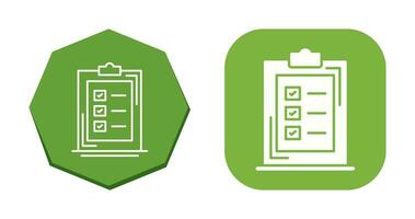 Checklist Vector Icon