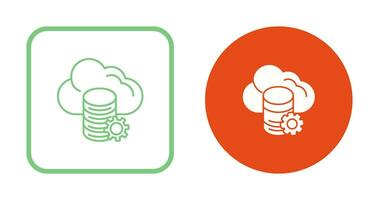 Cloud Data Vector Icon