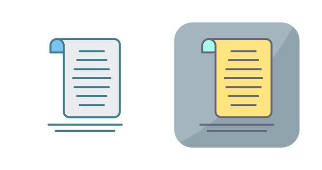 icono de vector de documento