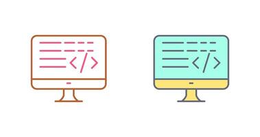 Coding Vector Icon
