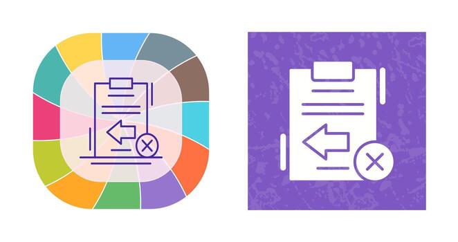 Return Failed Vector Icon