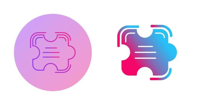 icono de vector de rompecabezas