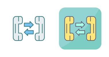 icono de vector de llamada telefónica