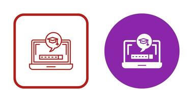 Digital Learning Vector Icon