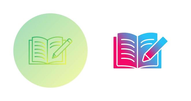 escribir icono vectorial vector