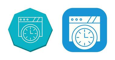 Wall Clock Vector Icon