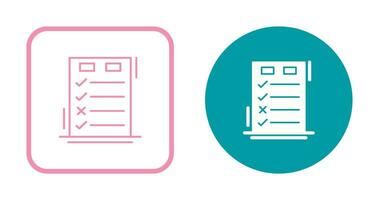 Today to Done CheckList Vector Icon
