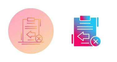 Return Failed Vector Icon