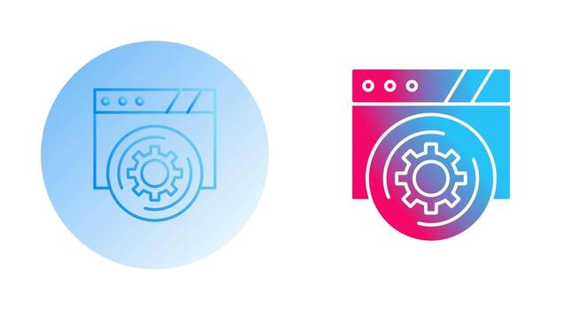 icono de vector de configuración