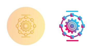 Automated Process Vector Icon