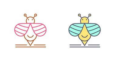 icono de vector de abeja