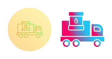 Fuel Truck Vector Icon