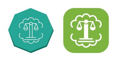 Justice Scale Vector Icon
