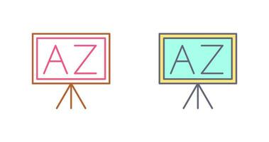 From A To Z Vector Icon