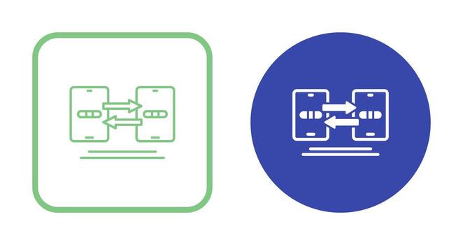 Data Synchronization Vector Icon