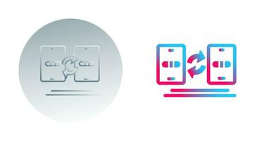 Data Transfer Vector Icon