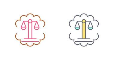 Justice Scale Vector Icon