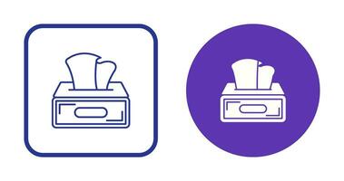 Tissue Box Vector Icon