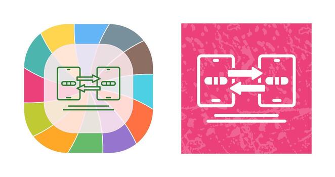 Data Synchronization Vector Icon