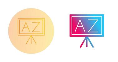 From A To Z Vector Icon