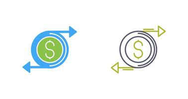 Money Flow Vector Icon
