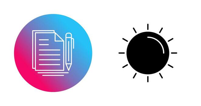 icono de vector de documento