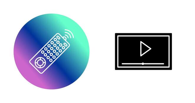 icono de vector remoto